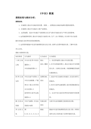 《中东》教案1