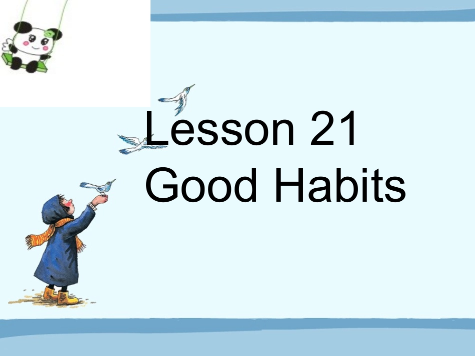 Unit-4-Healthy-Me-Lesson-21-Good-Habits-课件1_第2页