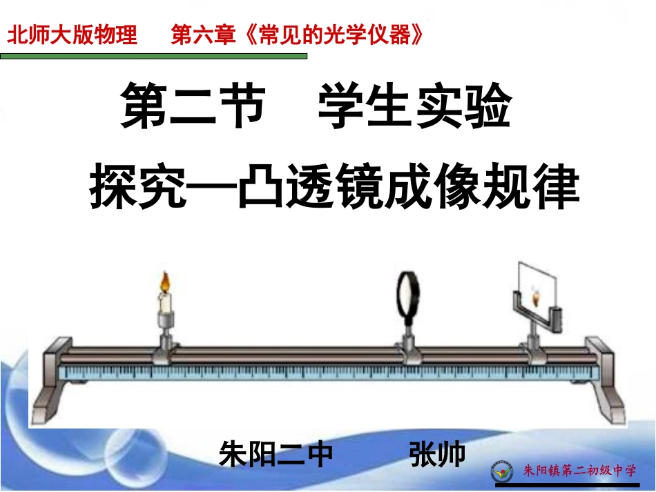 《6-2探究---凸透镜成像规律》课件_第1页