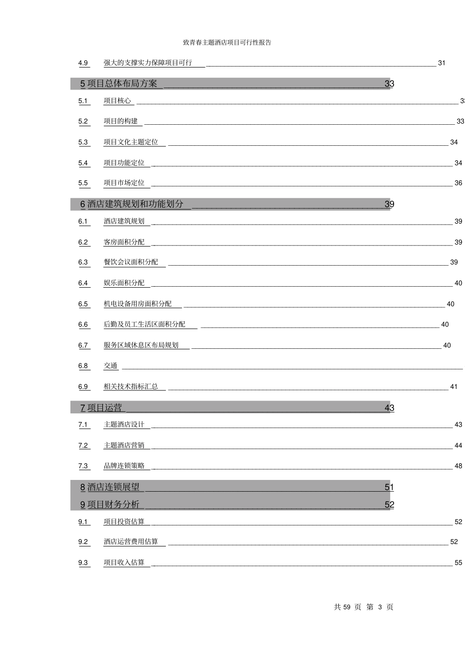 主题酒店项目可行性报告_第3页