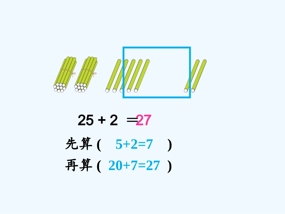 小学数学人教2011课标版一年级孟洁——两位数加一位数、整十数课件_第3页
