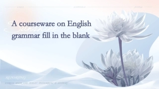 高考英语语法填空解题技巧课件