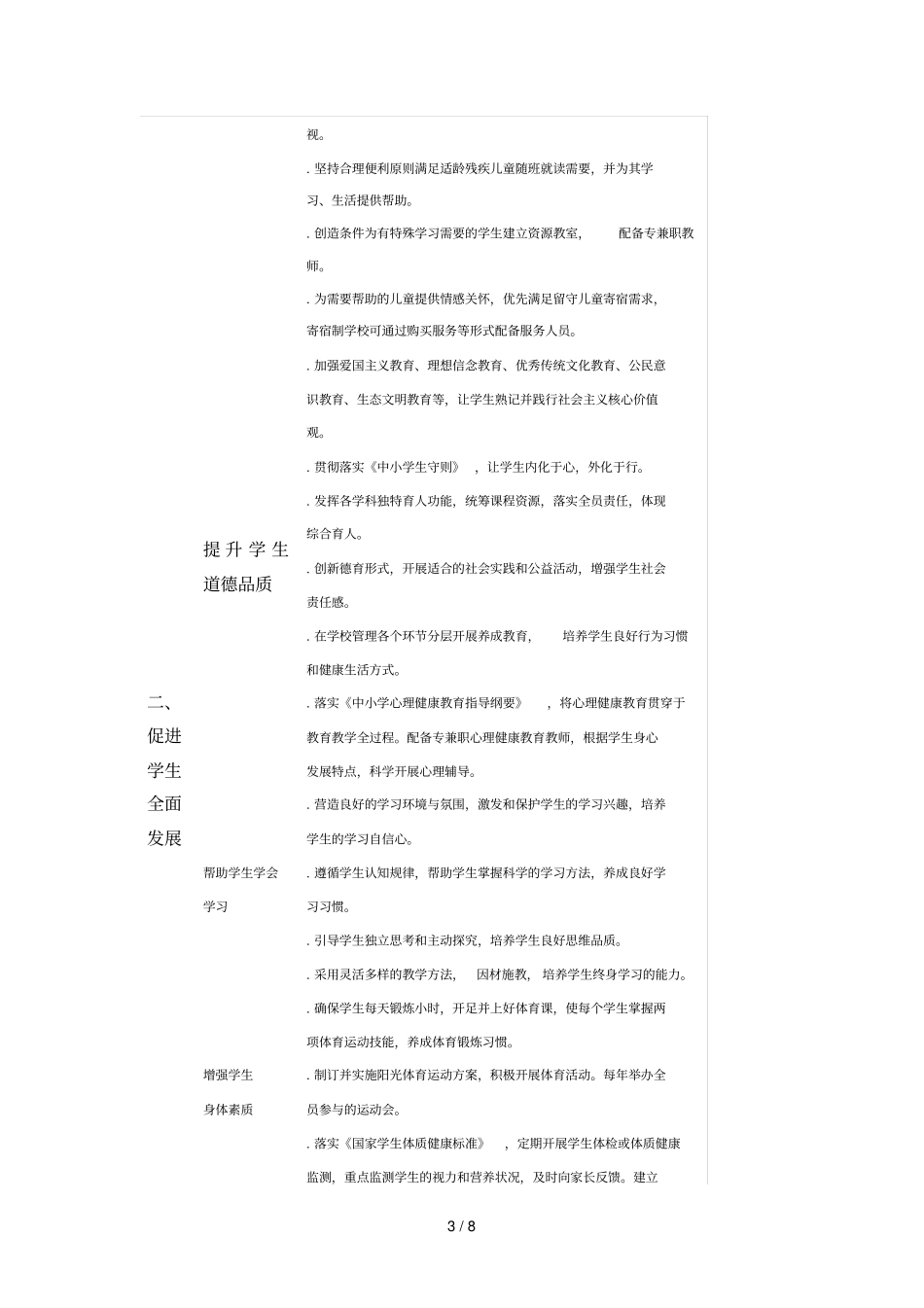 义务教育学校管理标准_第3页