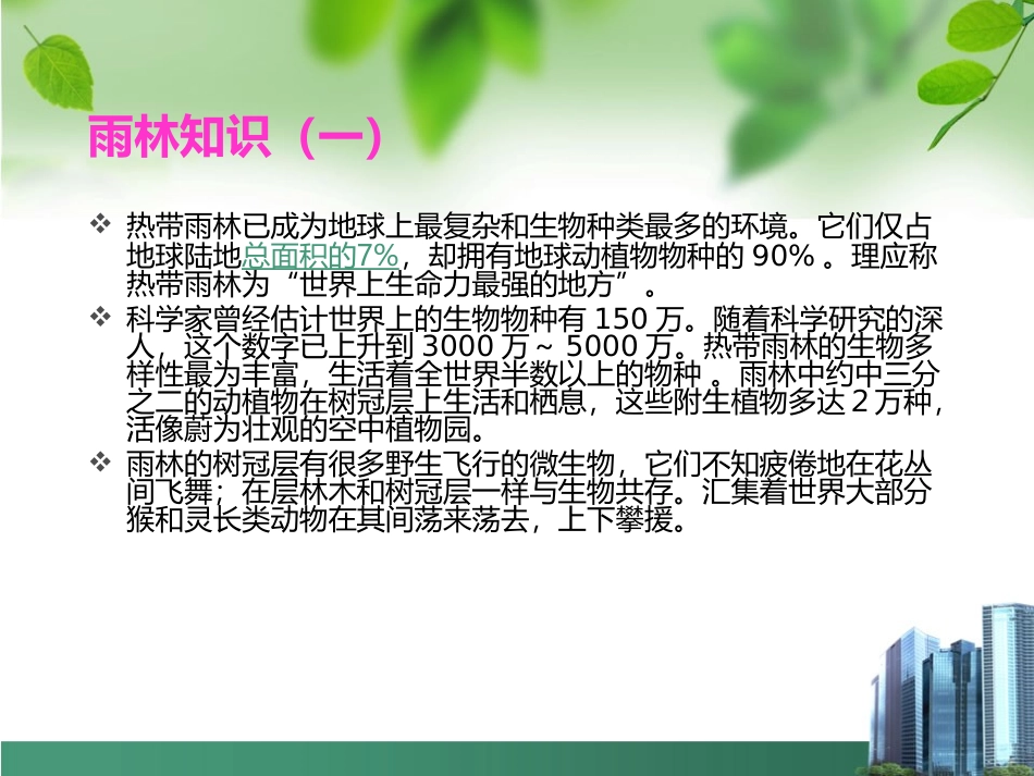 雨林的毁灭——世界性灾难-课件_第3页