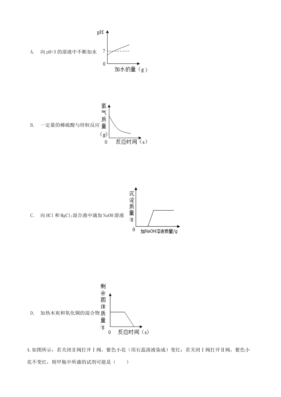 九年级化学上册 第六单元 碳和碳的氧化物 63 二氧化碳和一氧化碳 竞赛辅导题(新版)新人教版试卷_第2页