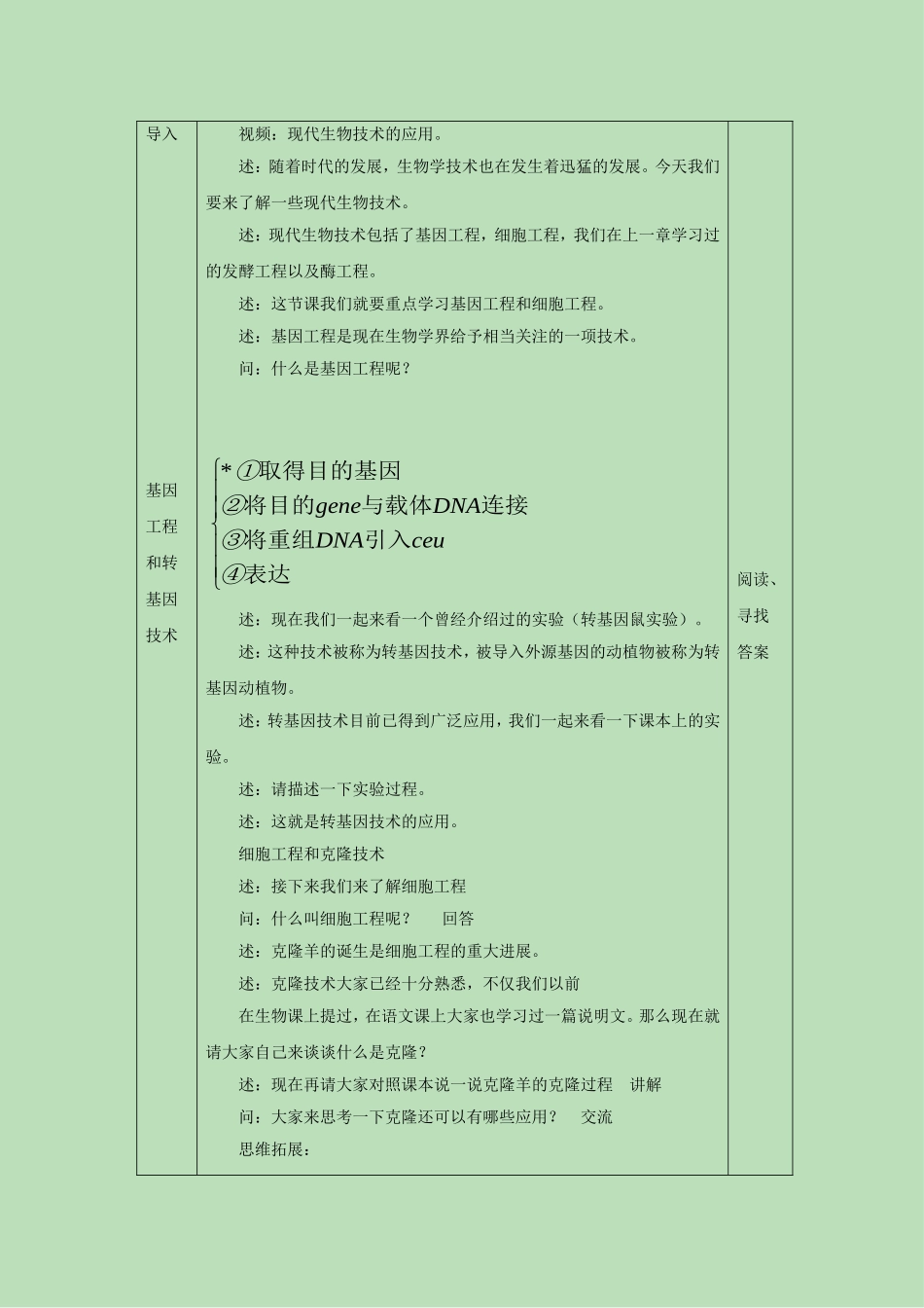 《第一节-现代生物技术的应用》教案4_第2页