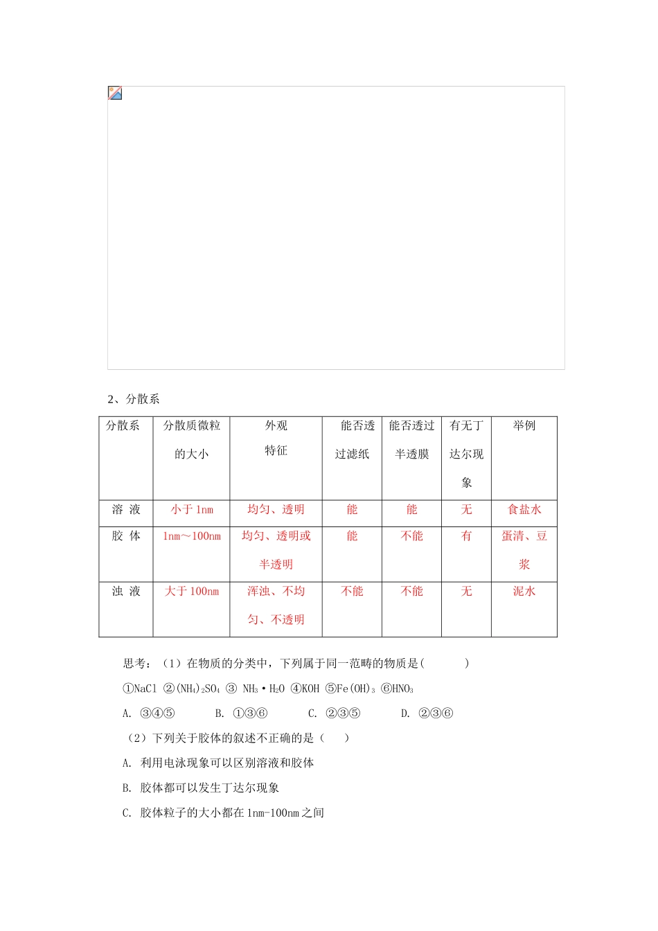 高一化学第二章  复习鲁教版知识精讲_第2页