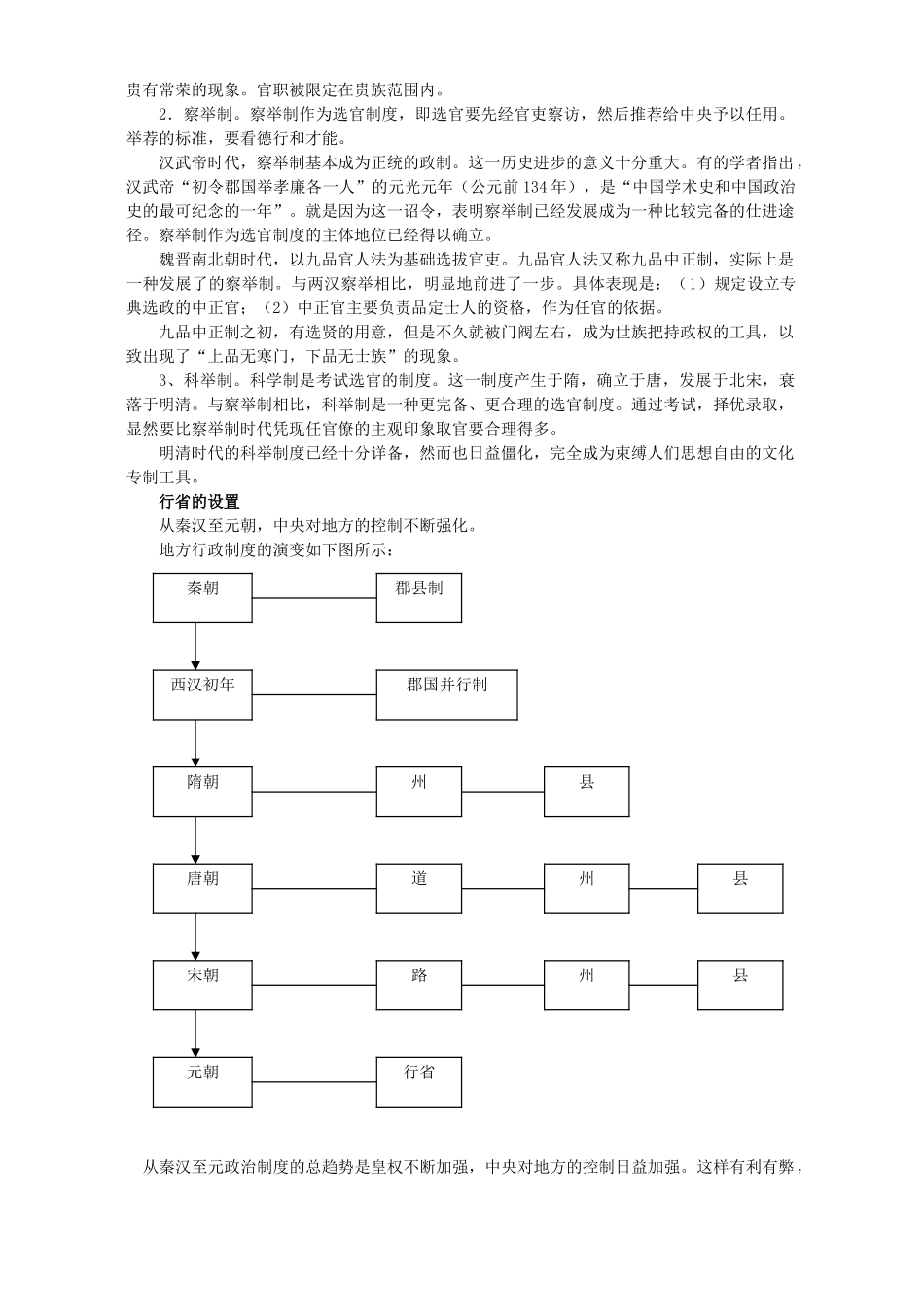 高考历史复习 君主专制政体的演进与强化_第2页