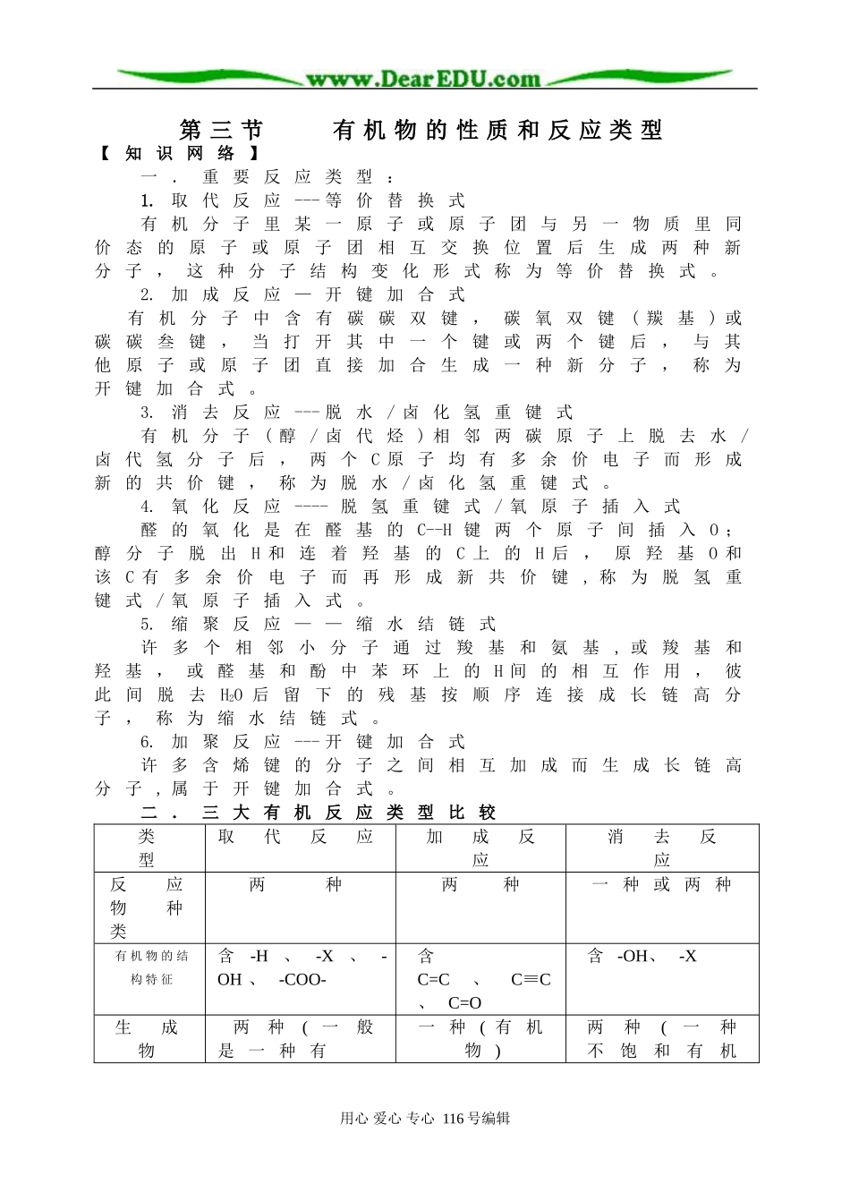 有机物－反应类型_第1页