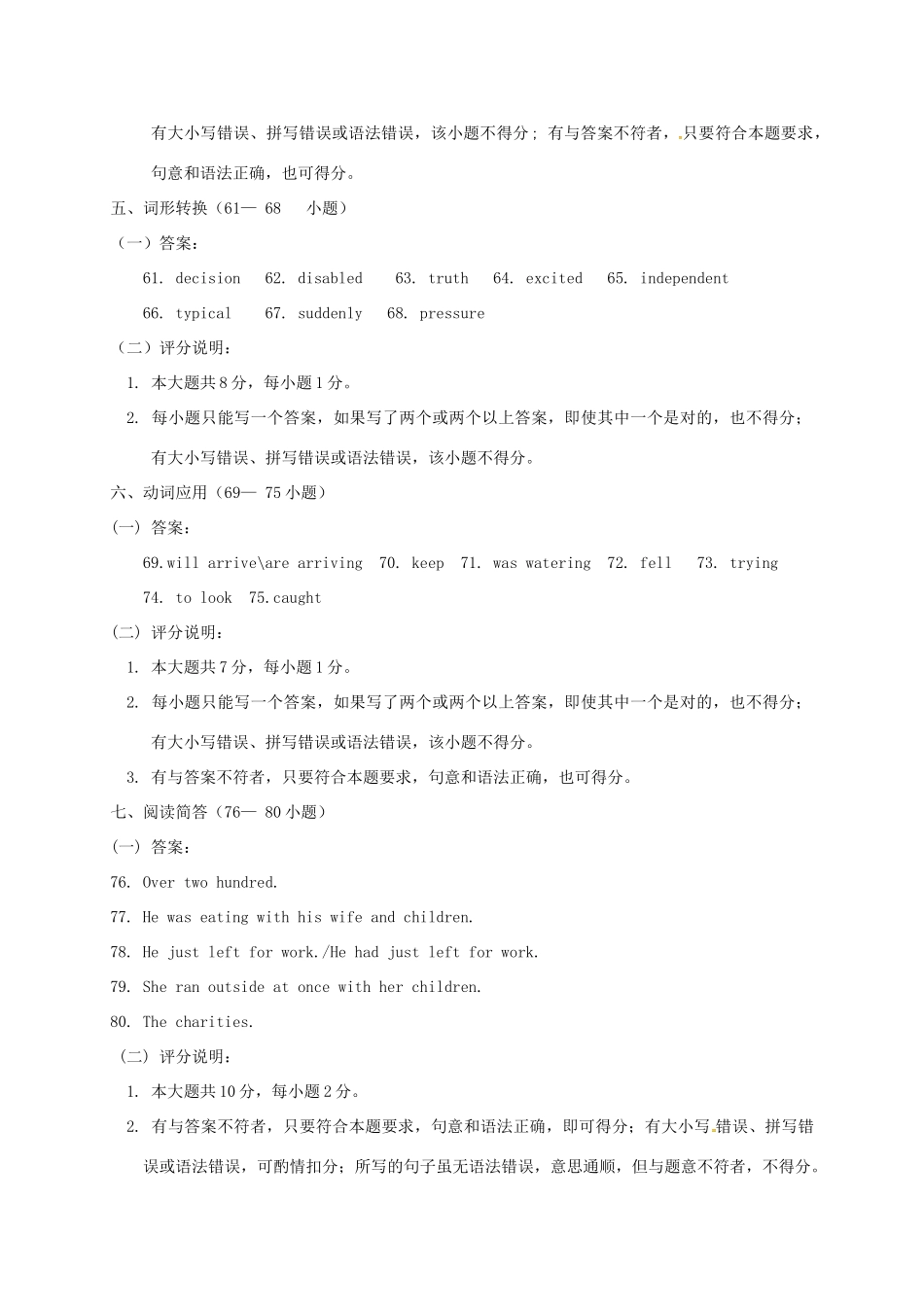 山东省临沂市费县八年级英语下学期期中试卷答案 人教新目标版 山东省临沂市费县八年级英语下学期期中试卷(pdf) 人教新目标版 山东省临沂市费县八年级英语下学期期中试卷(pdf) 人教新目标版_第2页