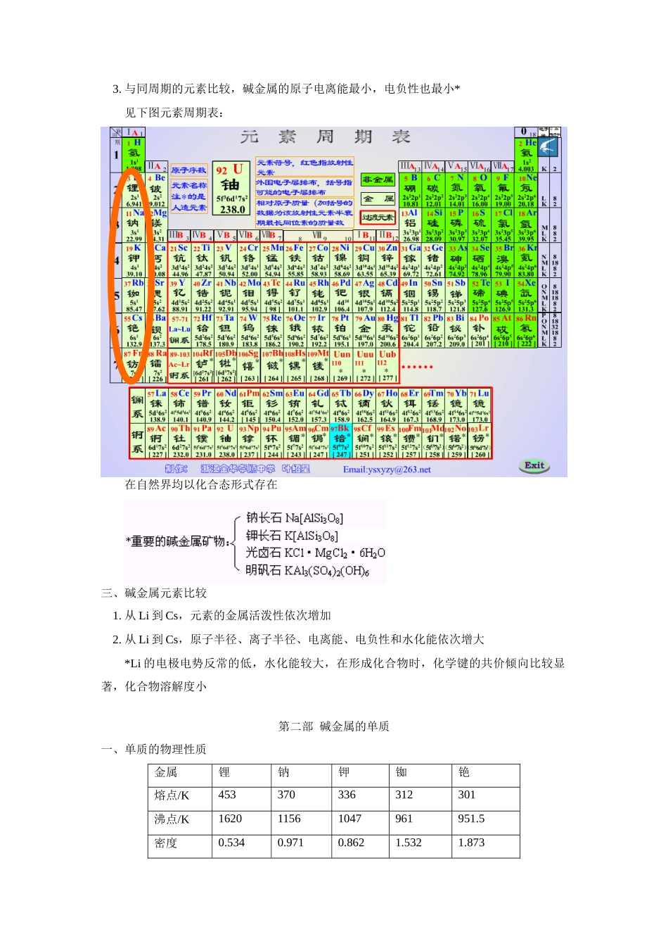高一化学碱金属的综合提高知识精讲_第2页