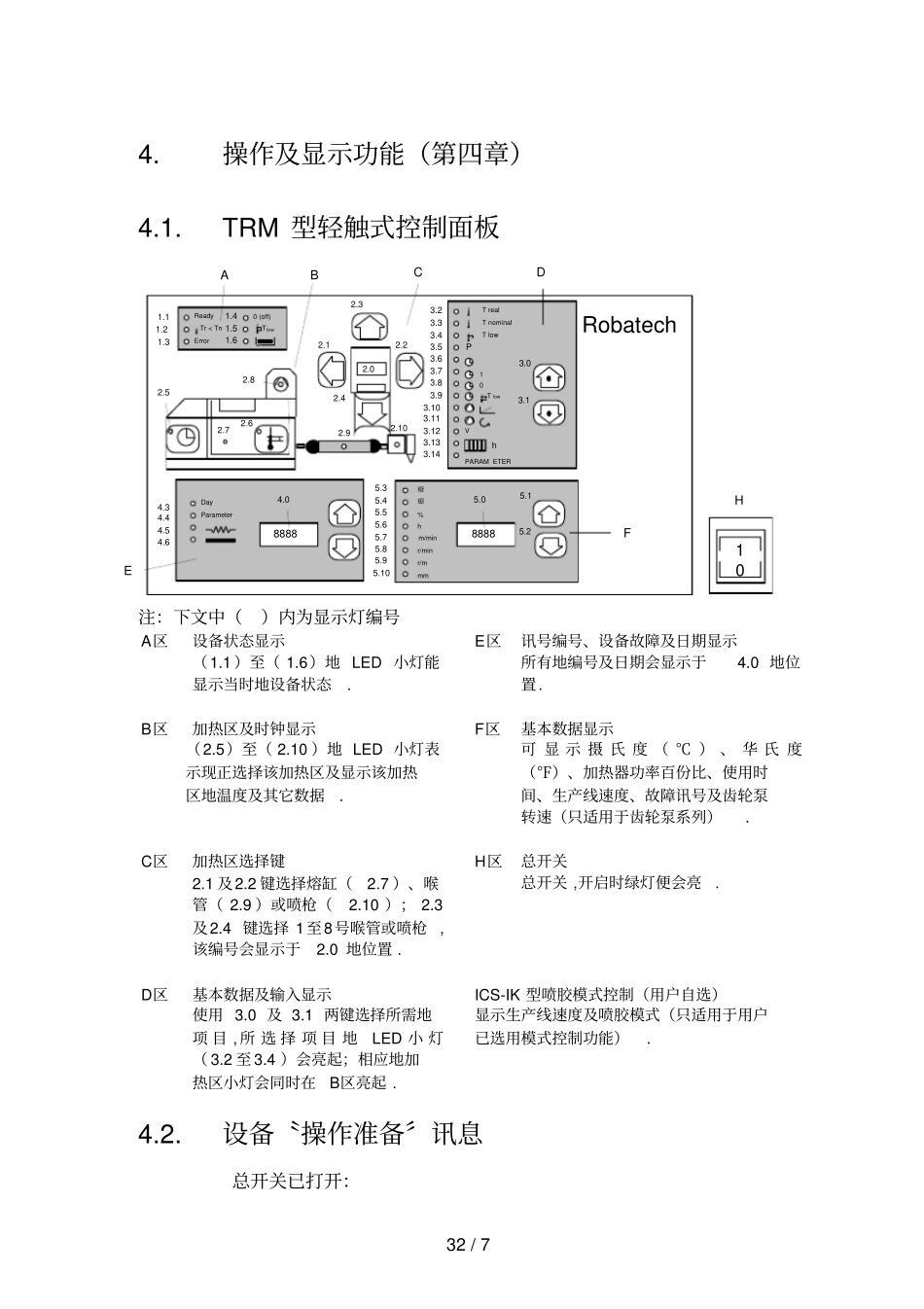 乐百得胶箱操作及显示功能_第1页