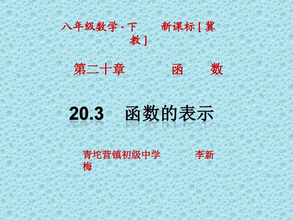 20.3函数的表示_第1页