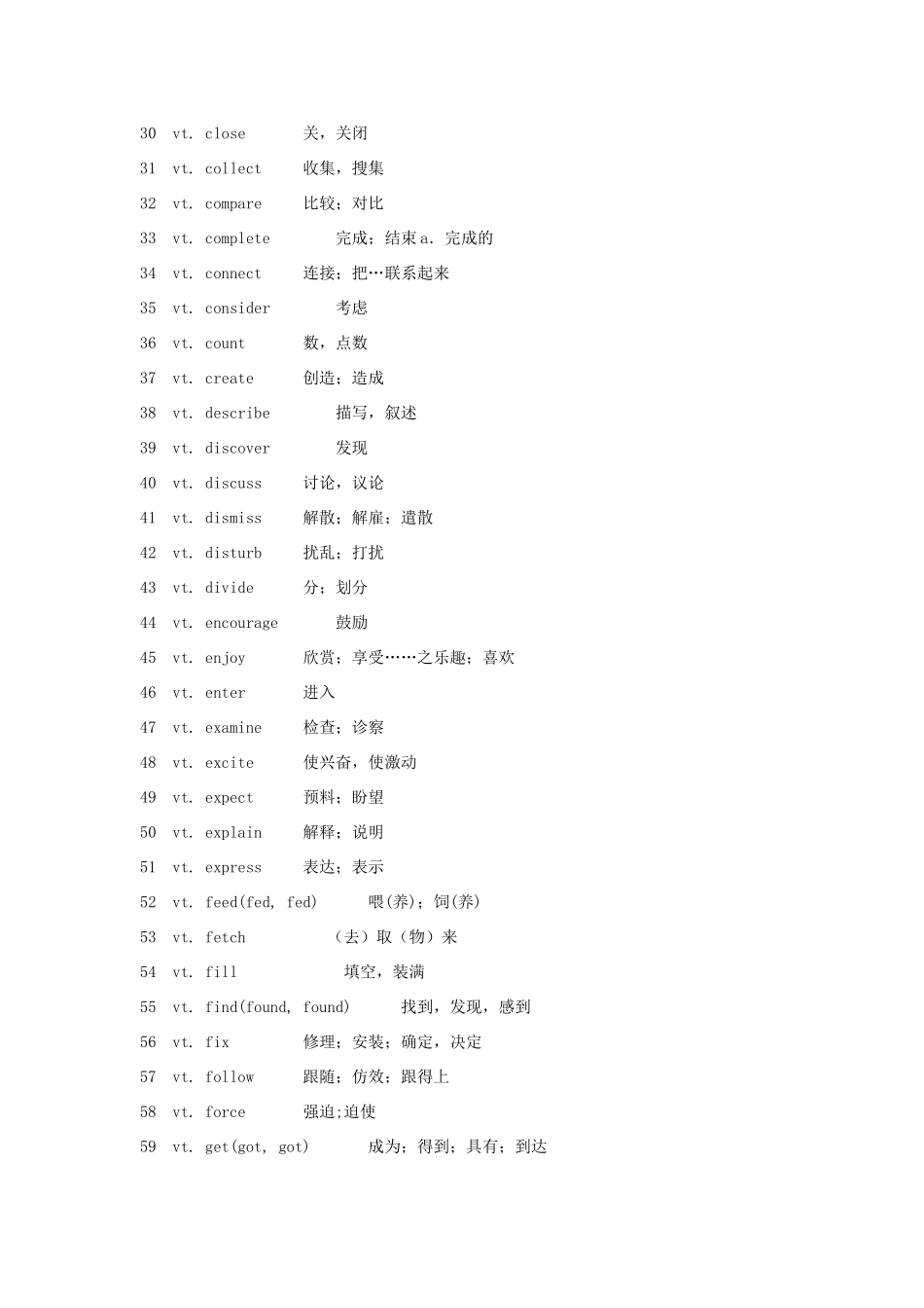 中考英语 单词表中考单词表1608个单词与中文 北师大版试卷_第2页
