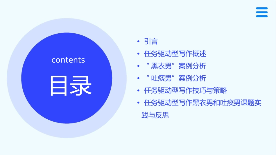 任务驱动型写作黑衣男和吐痰男课题课件1_第2页