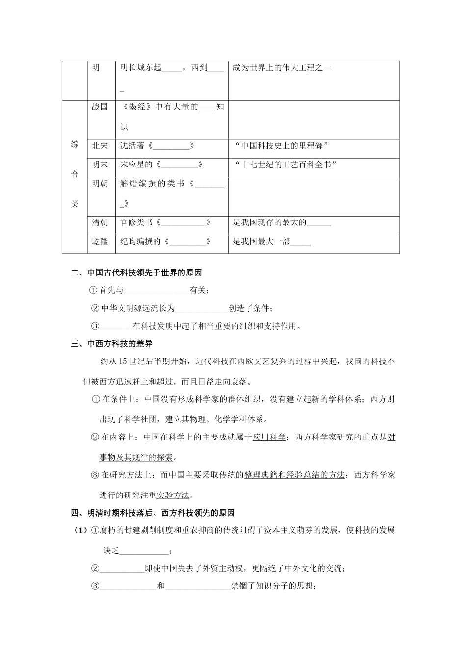 考点11   中国古代科技与文化_第3页