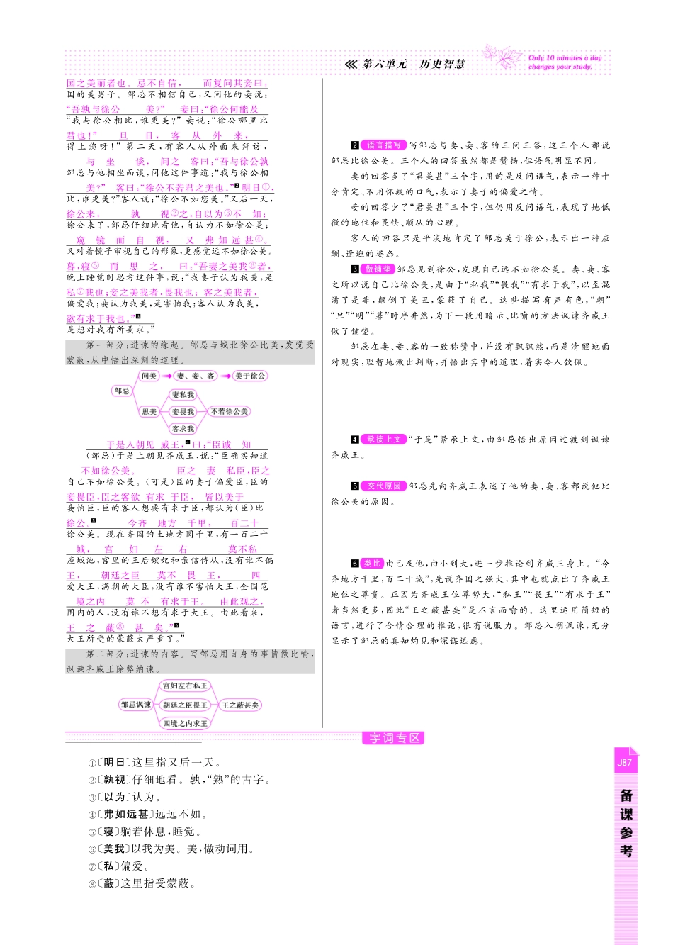 八年级语文下册 第6单元 历史智慧备课参考(pdf) 北师大版 试题_第2页