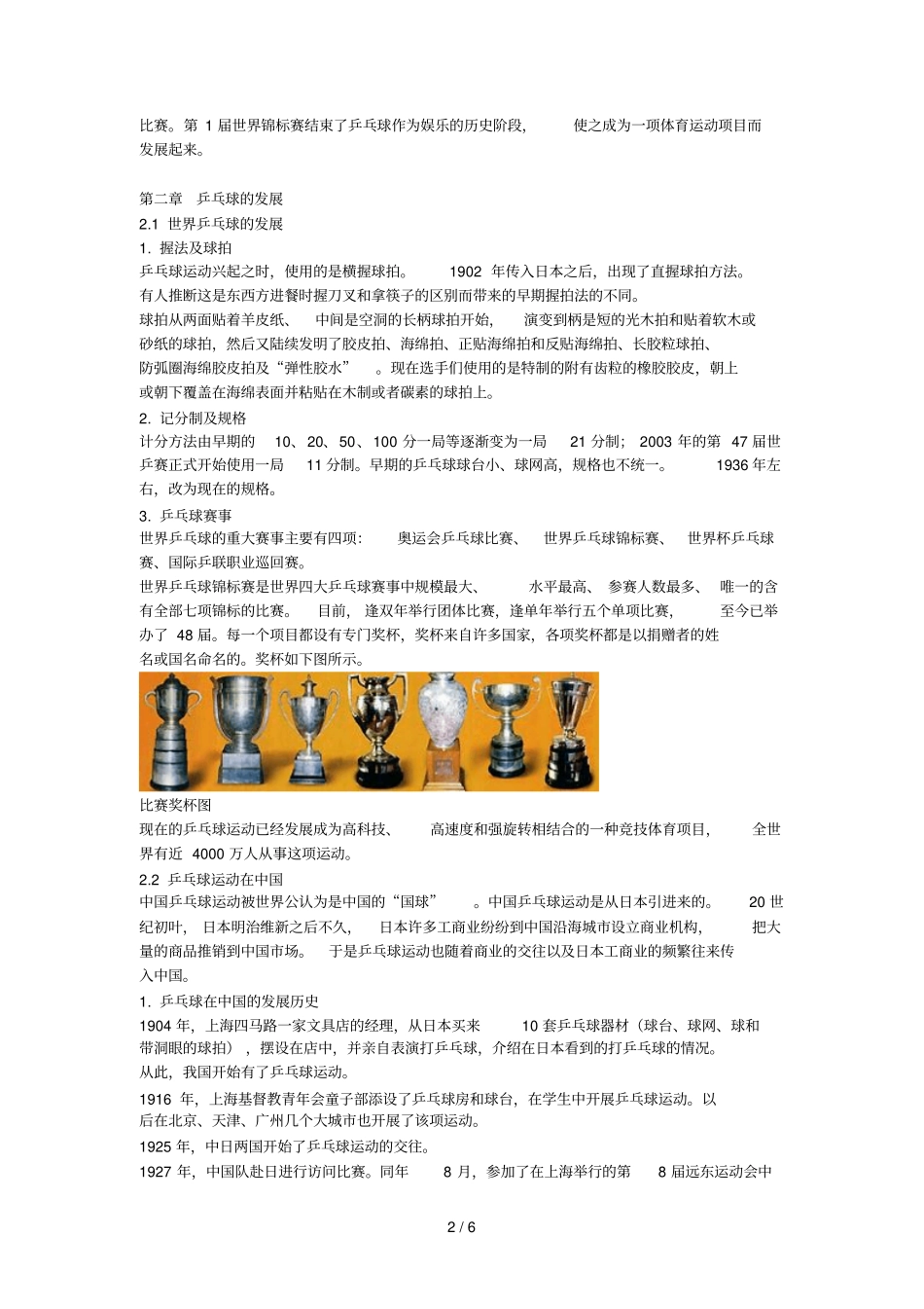 乒乓球的起源沿革_第2页