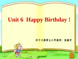 Unit6HappyBirthday!