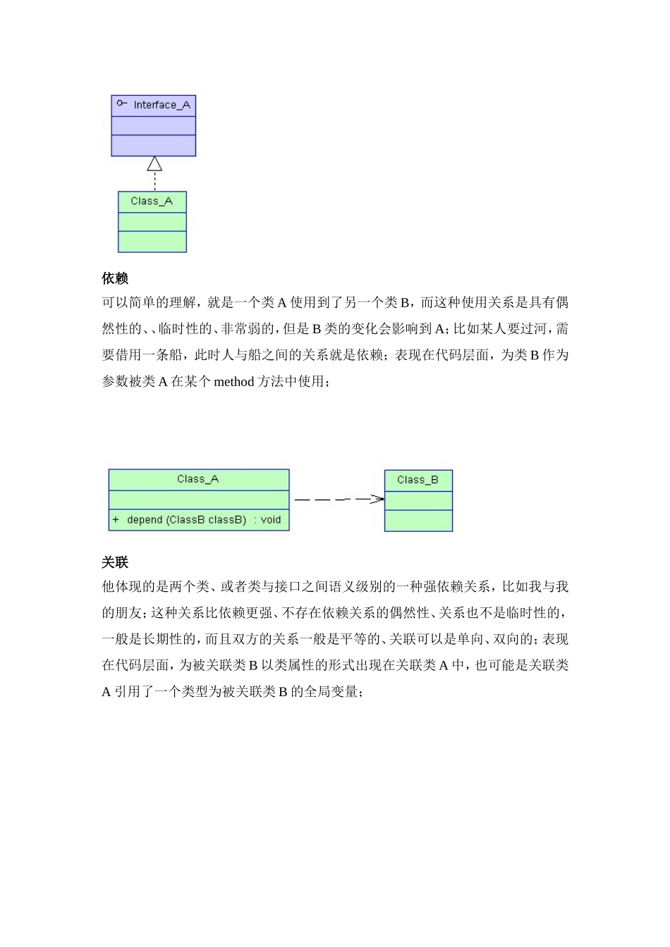 UML中继承实现依赖关联聚合组合的联系和区别-线条箭头_第2页