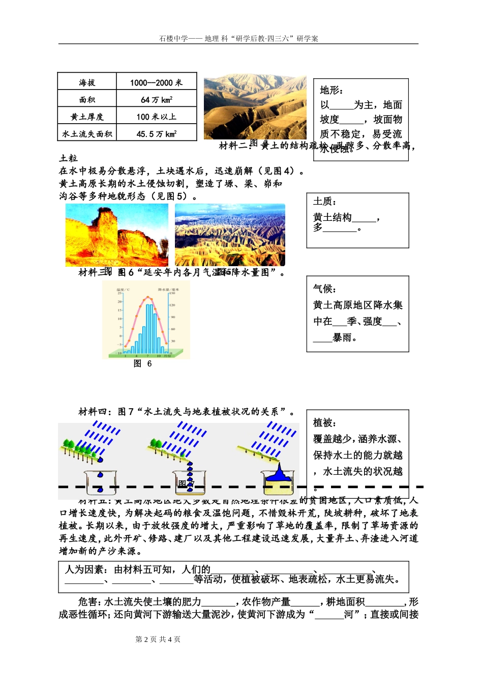 第一节黄土深厚千沟万壑的地形区——黄土高原_第2页