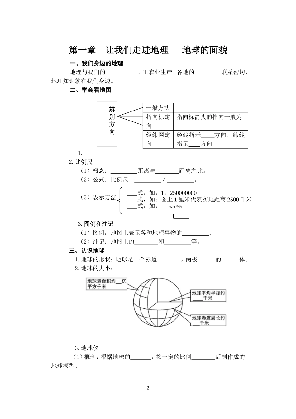 青西中学2013年初中地理会考资料_第2页