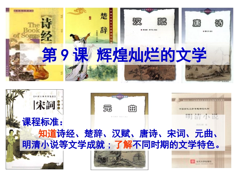 灿烂文学课件_第1页