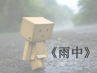 《雨中》课件