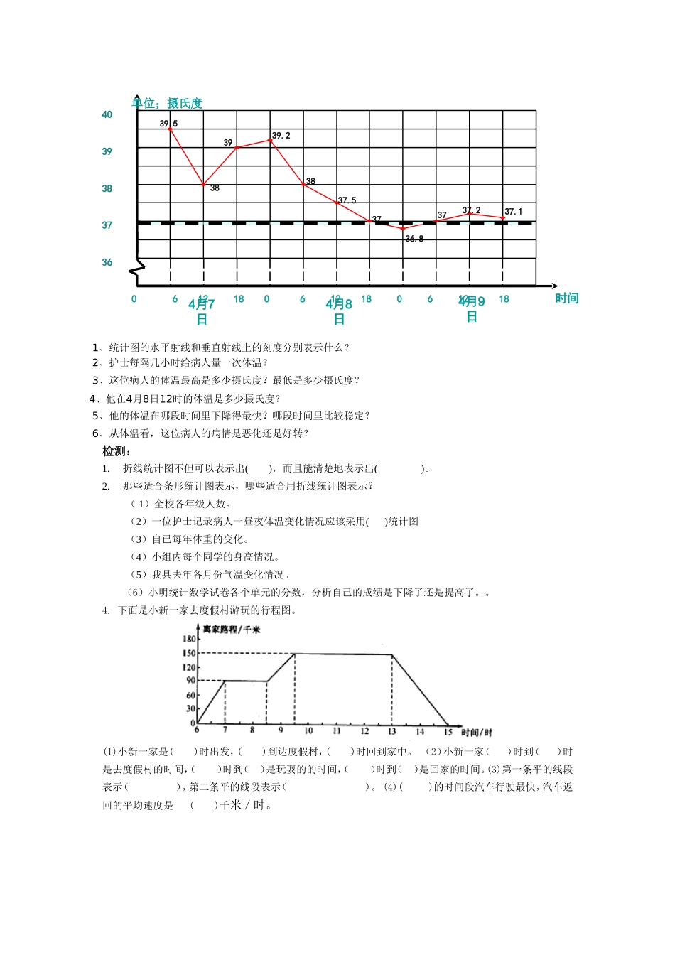 折线统计图导学案第一次修改_第2页