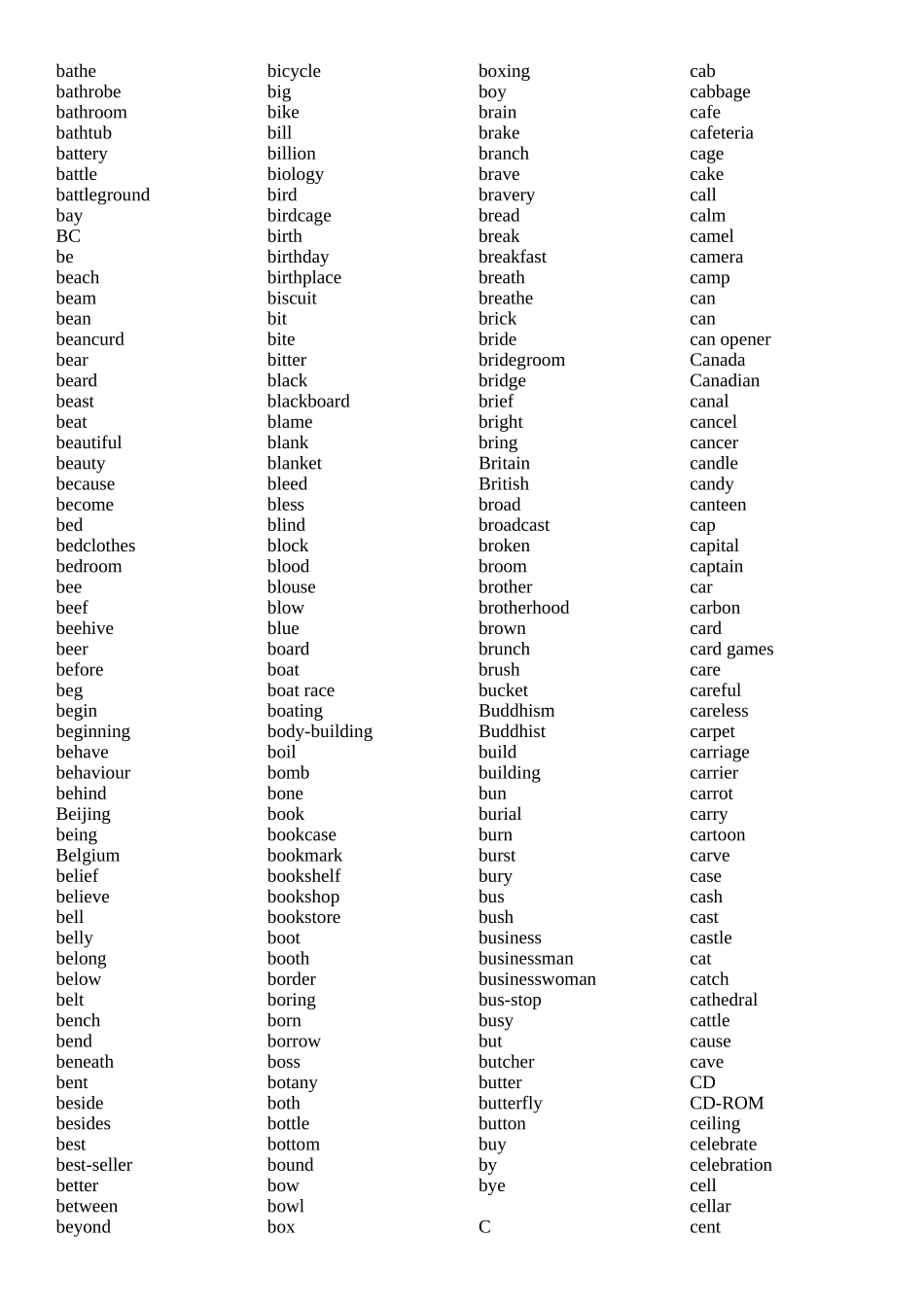 高中英语新课标单词表_第2页