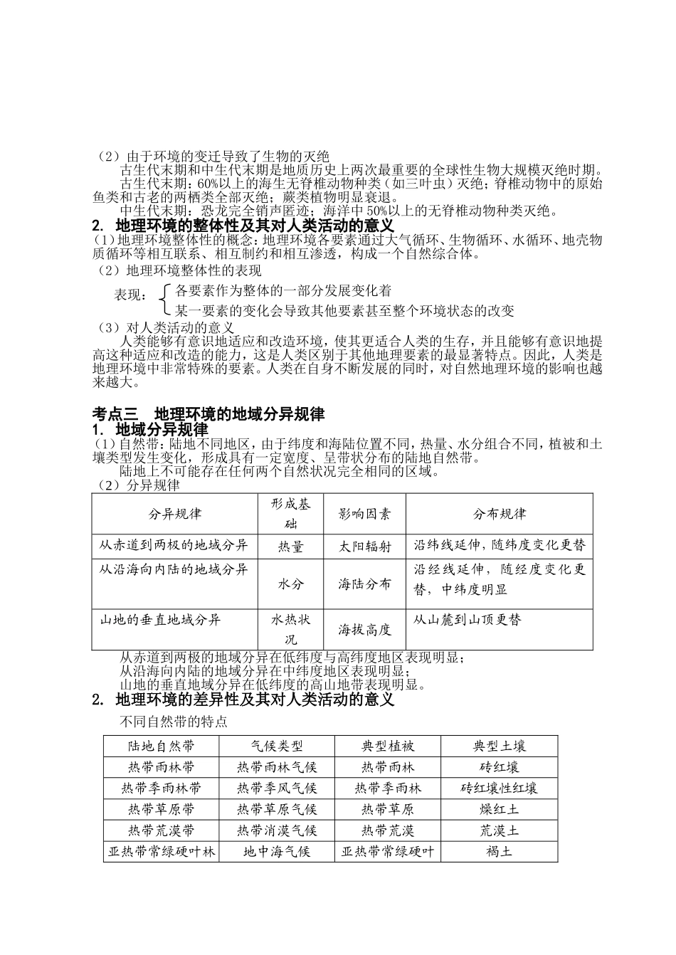 高中地理考点精讲四_第2页