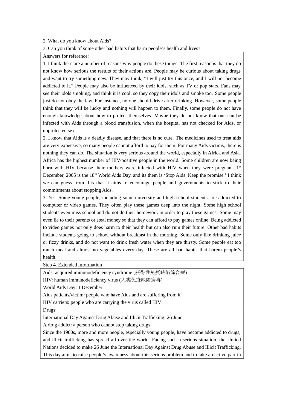 牛津英语模块十第三单元Welcome+to+the+Unit精品教案_第3页