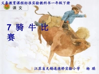 骑牛比赛(第二课时)