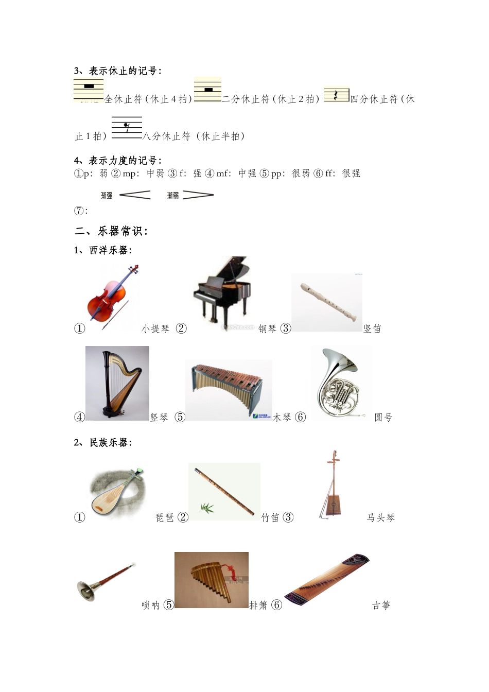 音乐五年级复习（下） (2)_第2页