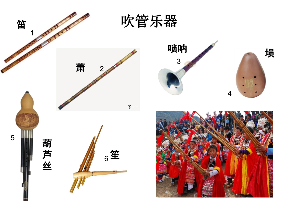 广东音乐管河北吹歌江南丝竹彭修文发声练习绛州鼓乐中国民族管弦乐队的主要乐器-(2)_第3页