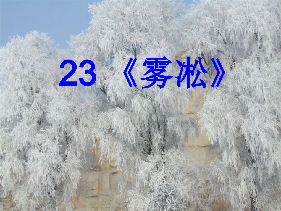 雾凇课件 (2)_第1页