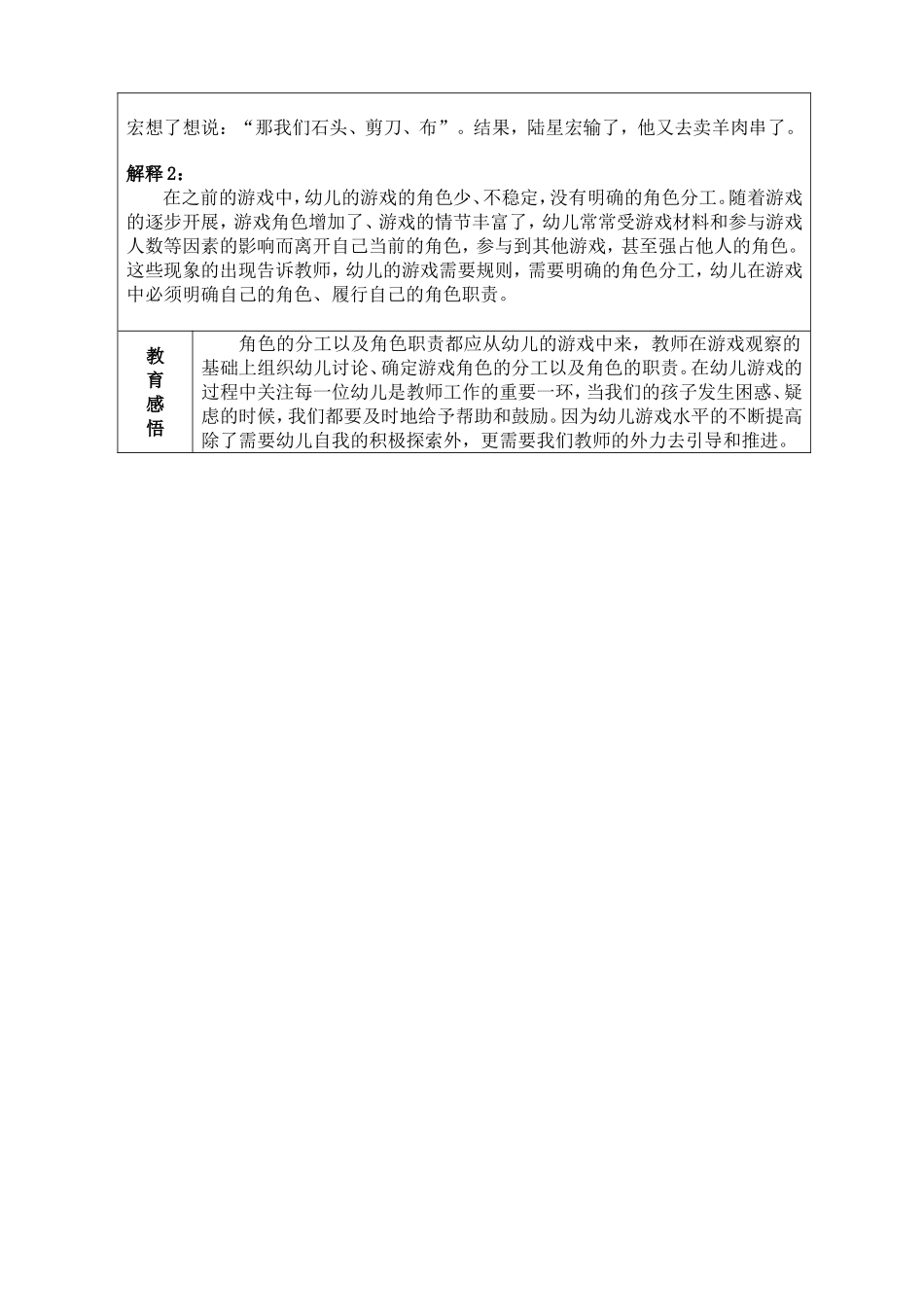 钱红梅11月幼儿行为观察记录_第2页