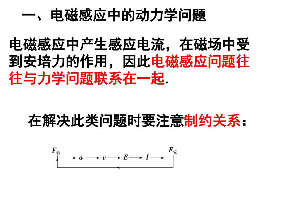 郭长月电磁感应中的动力学和能量问题_第2页