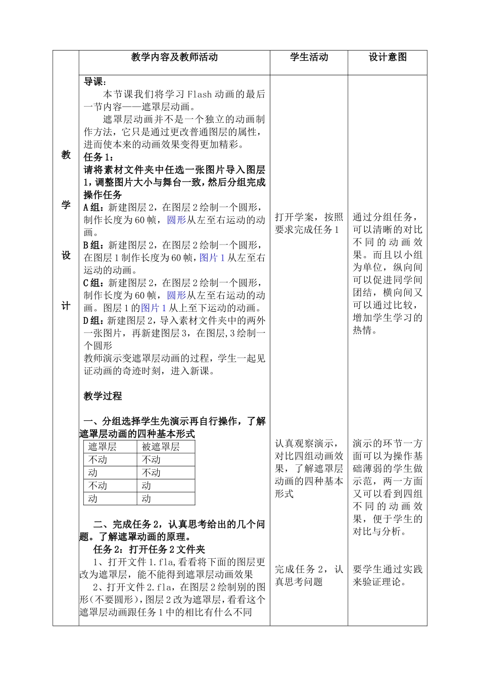 遮罩层动画教学设_第2页