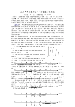 运用“类比推理法”巧解细胞分裂难题-副本