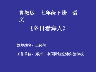 12、冬日看海人