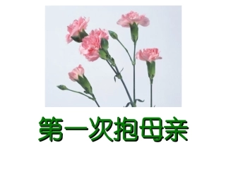 课件《第一次抱母亲》（第二课时）
