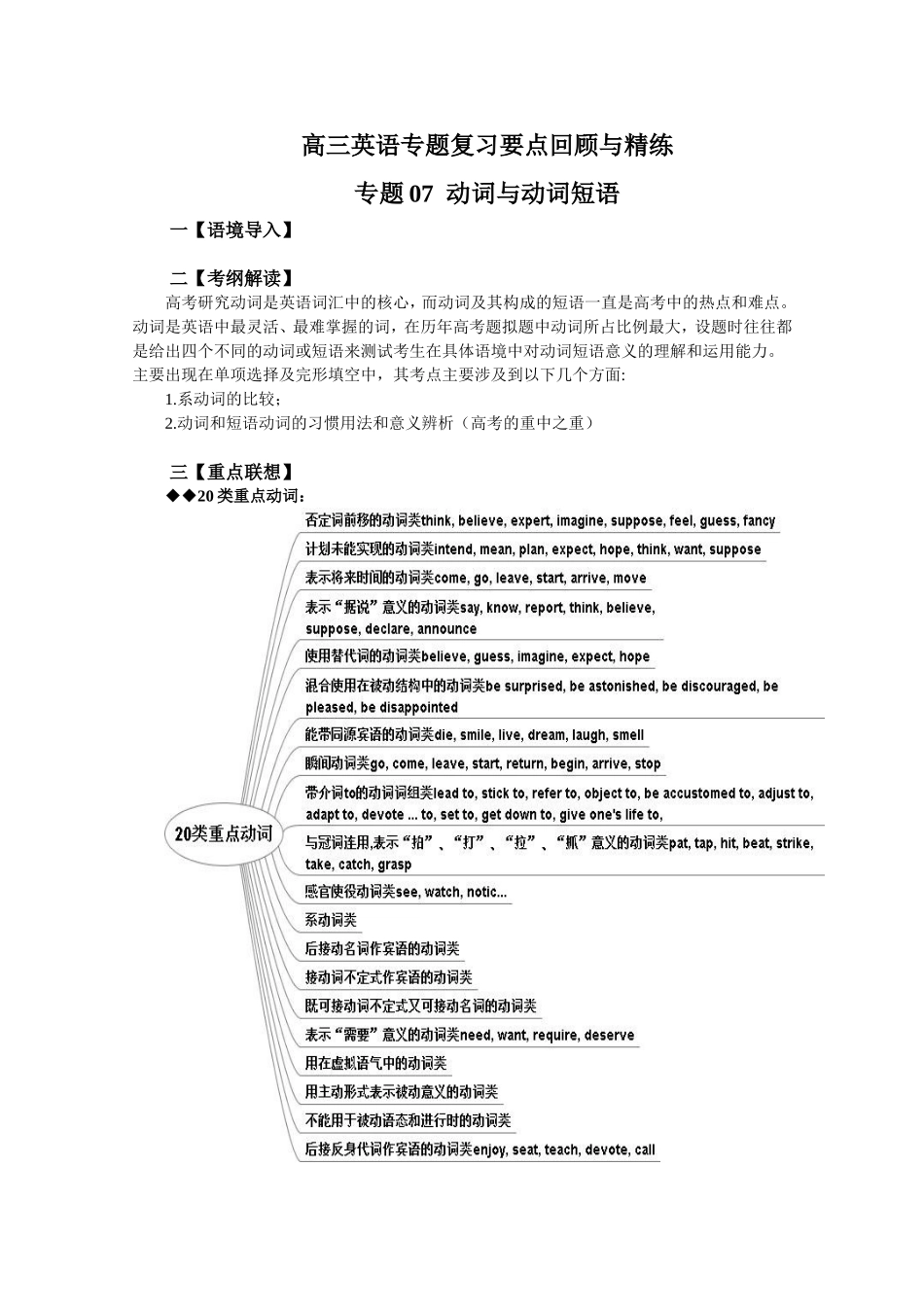 语法复习6：动词短语（修订）_第1页