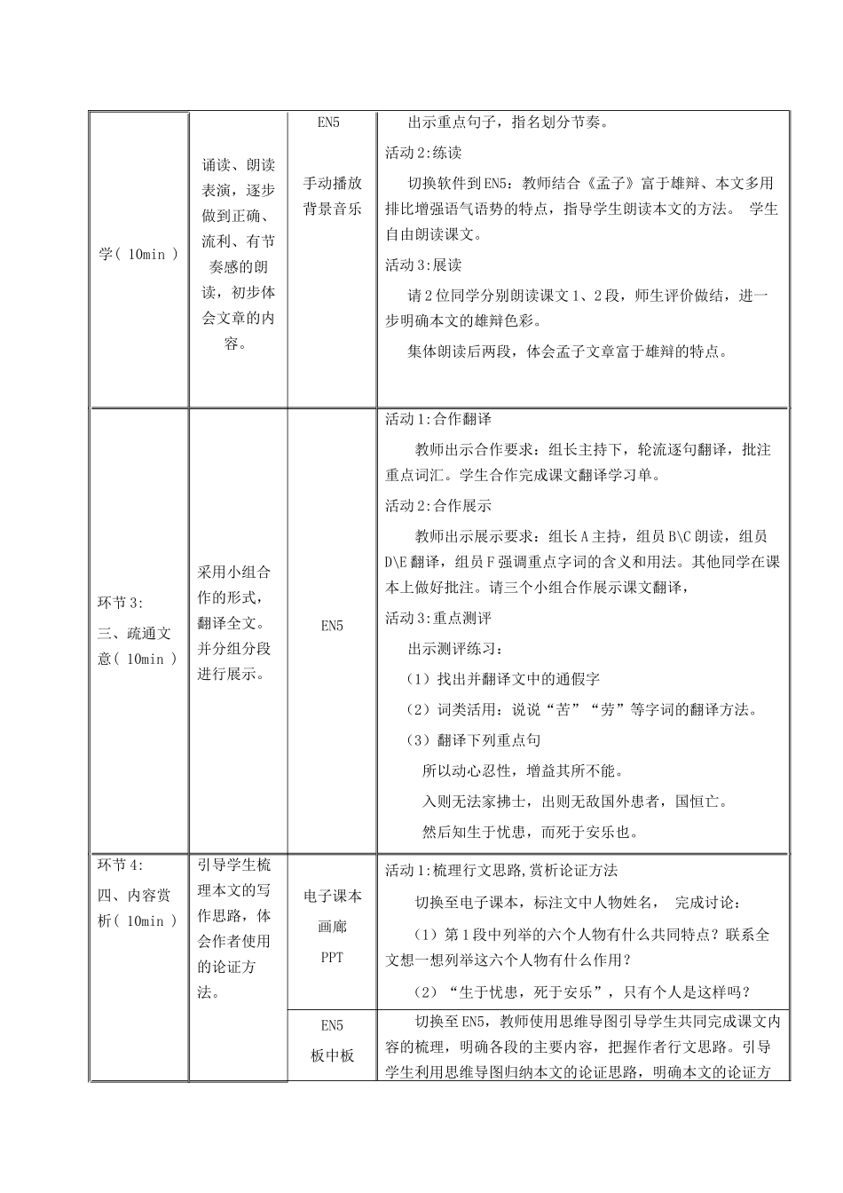 《生于忧患-死于安乐》教学设计_第3页