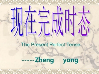 现在完成时态