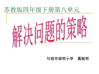 解决问题的策略 (2)