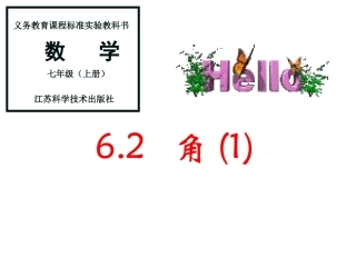 角的认识张课件