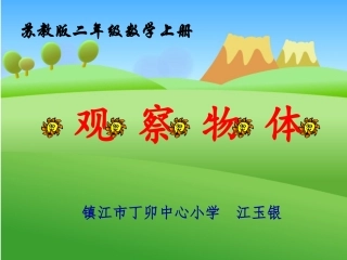 观察物体——丁卯江玉银