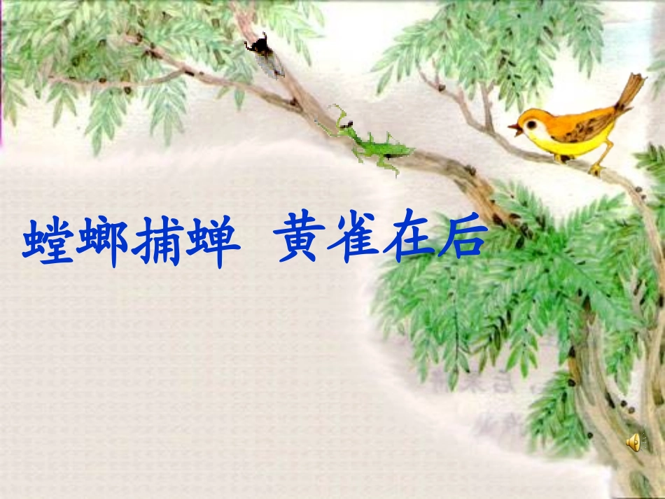 螳螂捕蝉 (3)_第3页