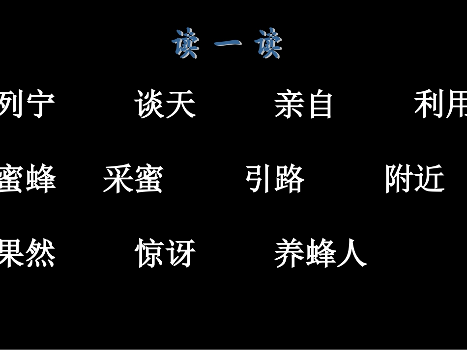 蜜蜂引路PPT课件_第3页